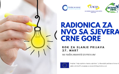 Radionica za NVO sa sjevera Crne Gore