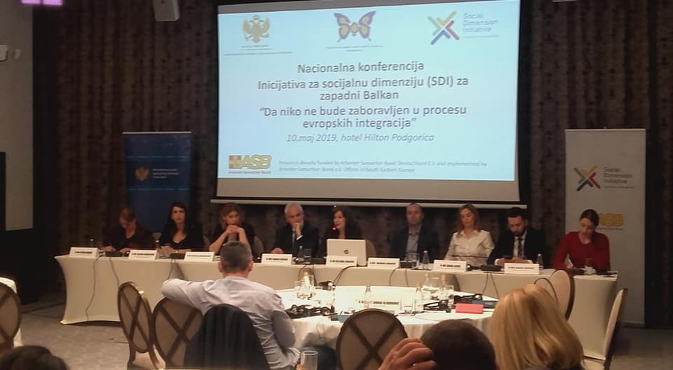 Nacionalna konferencija Inicijativa za socijalnu dimenziju (SDI) za zapadni Balkan “Da niko ne bude zaboravljen u procesu evropskih integracija”