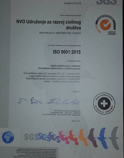 SERTIFIKAT ISO 9001:2015